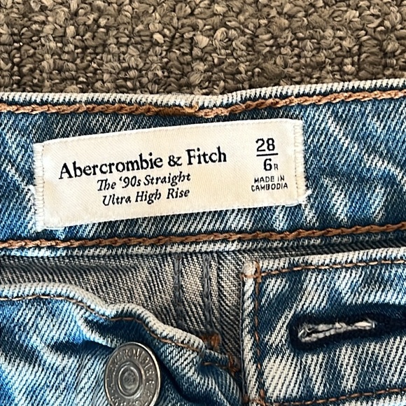 Abercrombie & Fitch - 28R denim jean. Purchased late 2023. - Picture 2 of 3